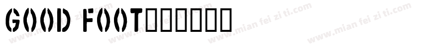 Good Foot字体转换